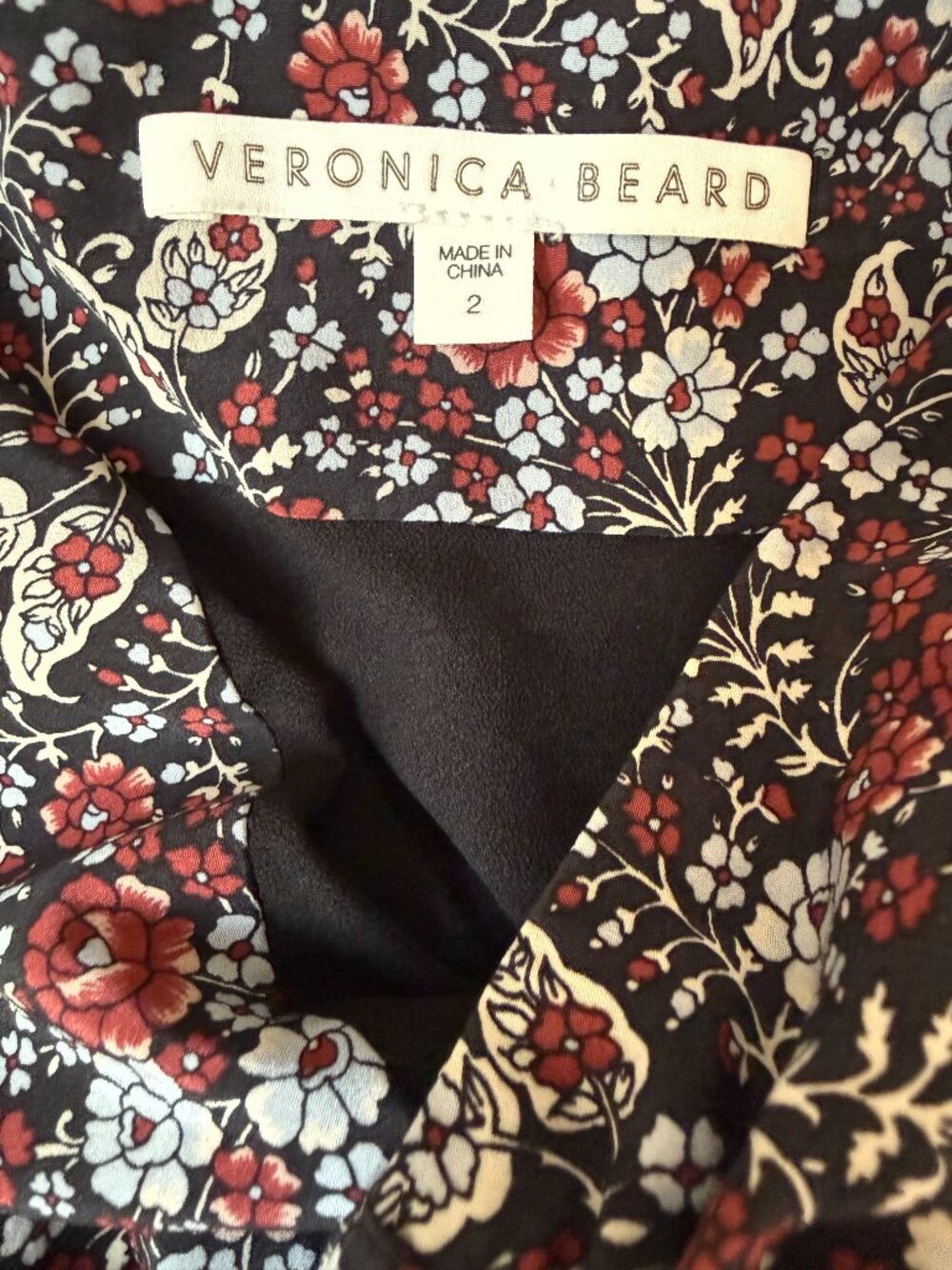 Veronica Beard Ari Floral Silk Blend Ruched Skirt - Picture 5 of 5
